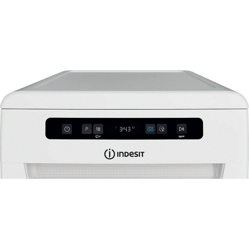 Indesit IN2FD10CS70WUK Freestanding 45cm Slimline Dishwasher with 10 Place Settings - White