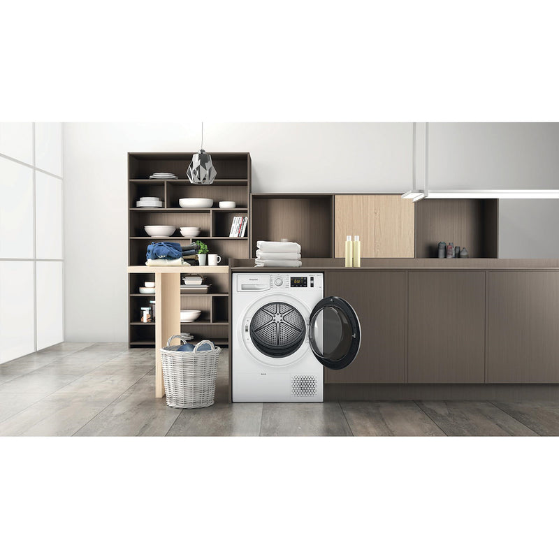 Hotpoint NTS M11 92SK UK 9kg ActiveCare Heat Pump Tumble Dryer - White - A++ Rated (Discontinued)