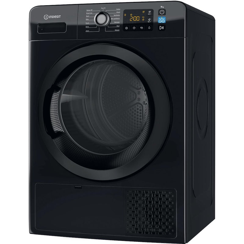 Indesit YT M11 92B X UK Freestanding 9kg Heat Pump Tumble Dryer - Black (Discontinued)