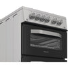 Hotpoint HDG5GCX Freestanding 50cm Gas Double Cooker - Inox Thumbnail