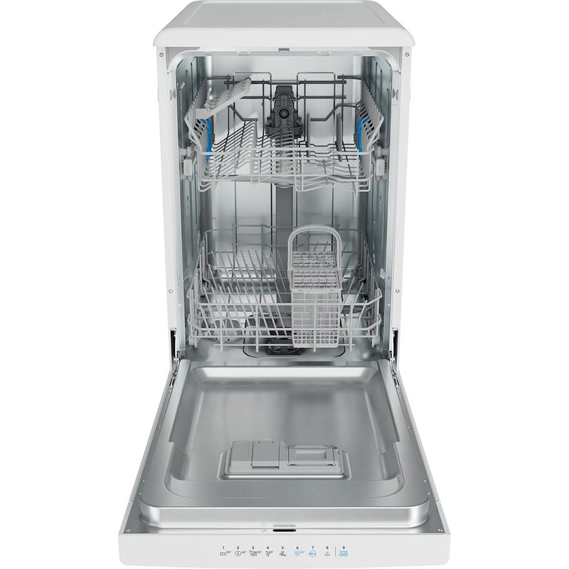 Indesit IN2FD10CS70WUK Freestanding 45cm Slimline Dishwasher with 10 Place Settings - White