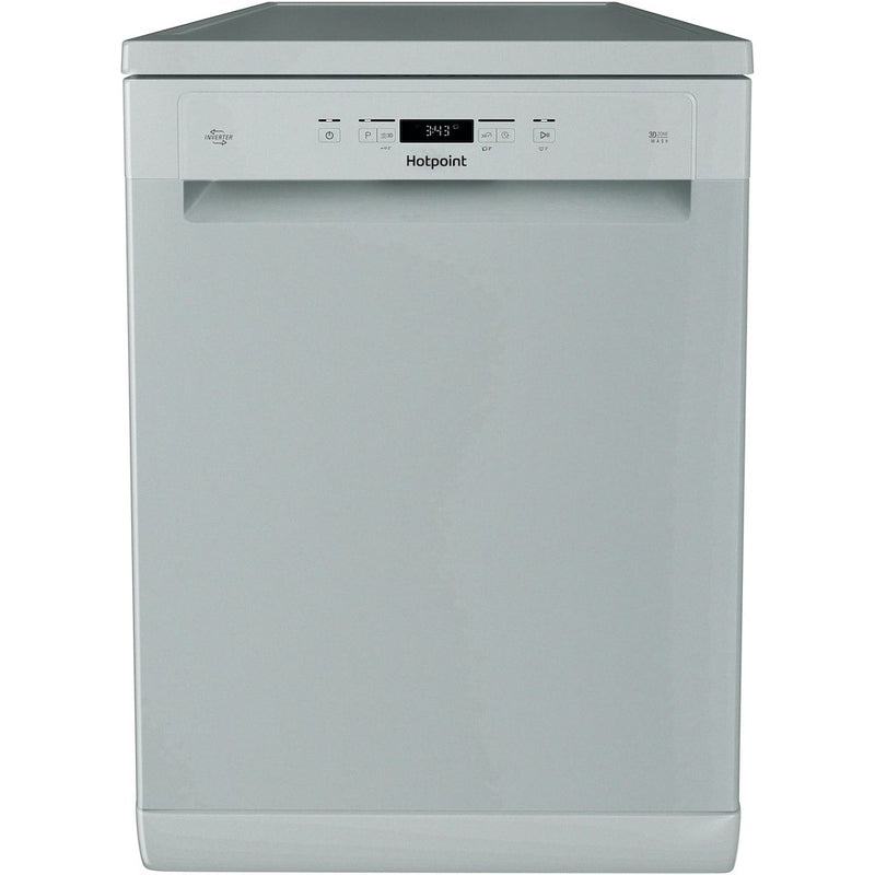 Hotpoint H3FC14BN7ASUK Freestanding 60cm Dishwasher - Silver (Discontinued)