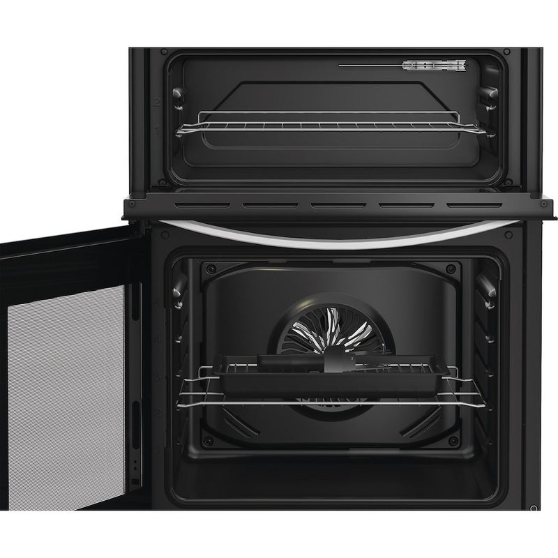 Indesit ITE6VMW Freestanding 60cm Electric Cooker with Ceramic Hob