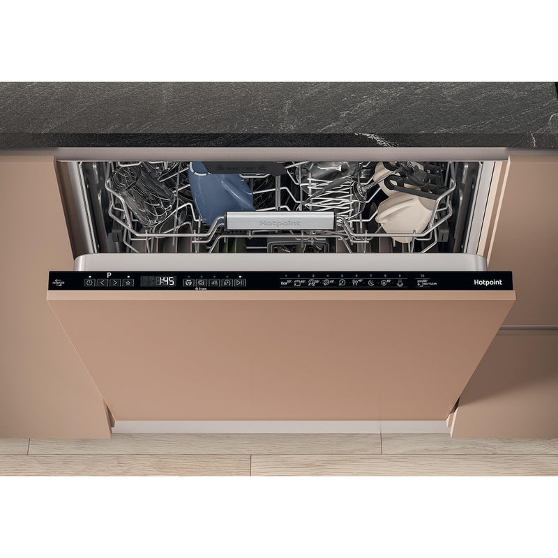 Hotpoint H8I HP42 L UK Hydroforce 60cm Integrated Dishwasher