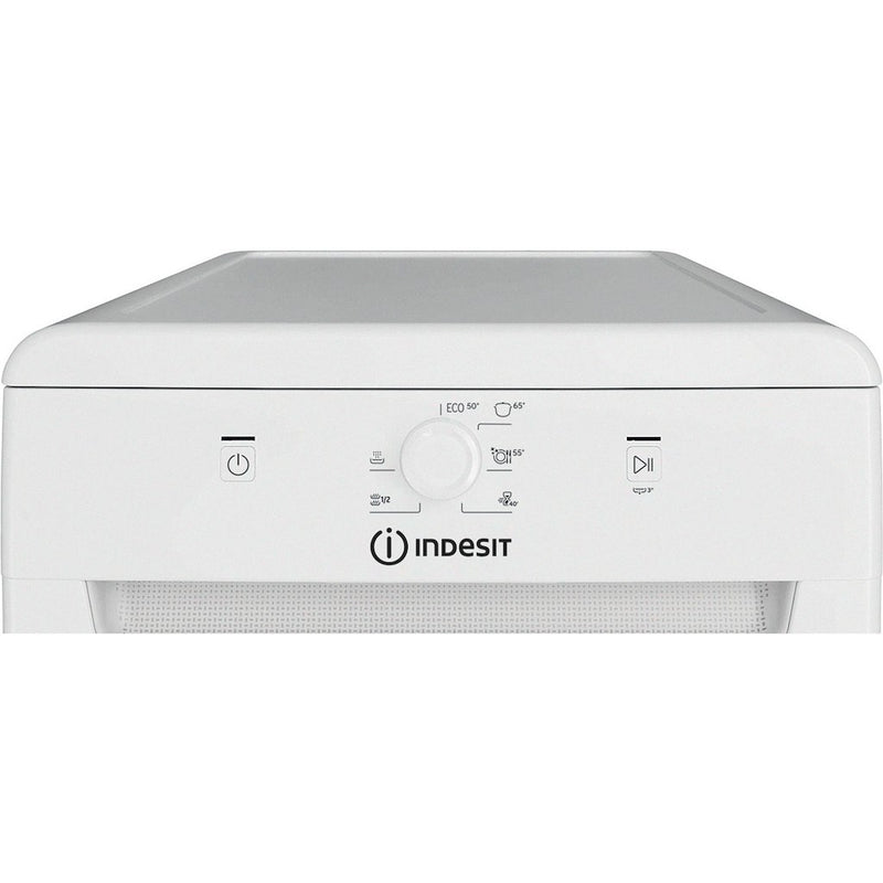 Indesit IN2FE10CS90WUK Freestanding 45cm Slimline Dishwasher with 10 Place Settings - White