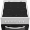 Indesit ITE5VMW Freestanding 50cm Electric Cooker with Ceramic Hob Thumbnail