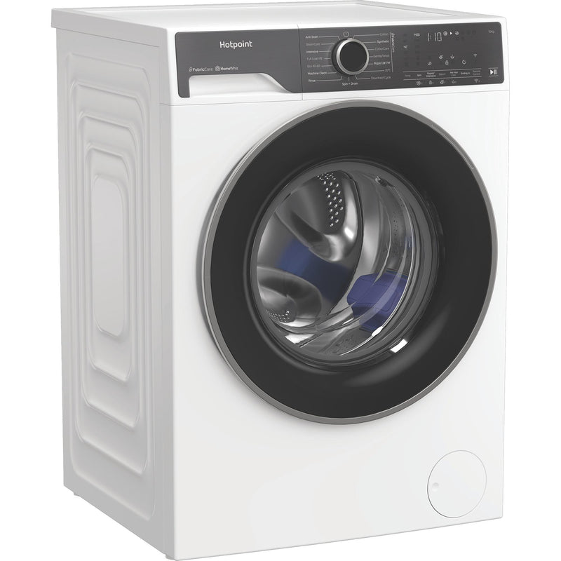 Hotpoint HB103WWCAREUK Fabric Care Freestanding 10kg 1400rpm Washing Machine with HomeWhiz - White