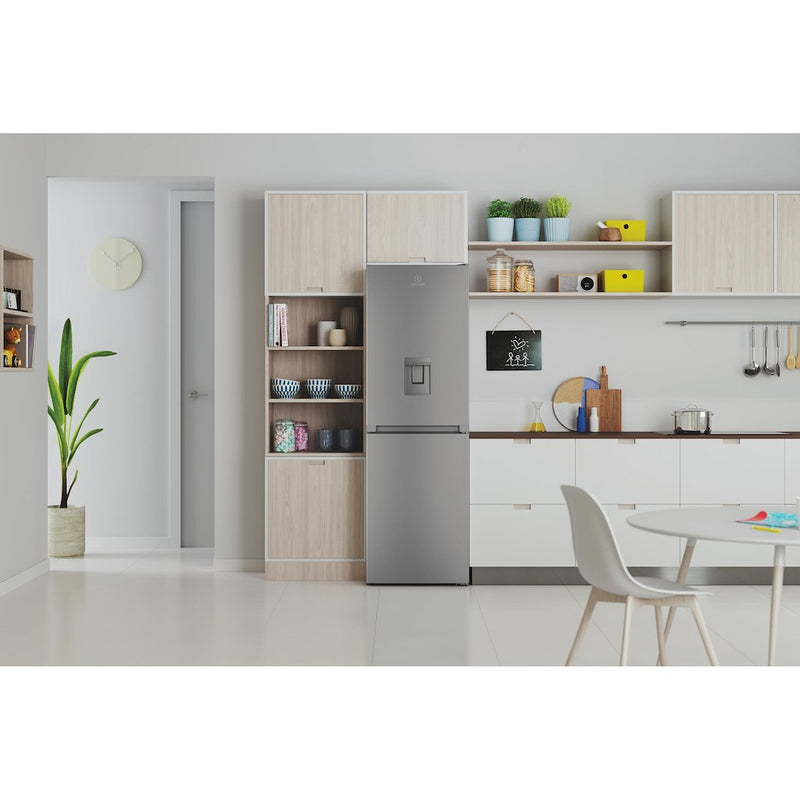 Indesit Total No Frost IBTNF 60182 S AQUA UK Fridge Freezer - Silver (Discontinued)