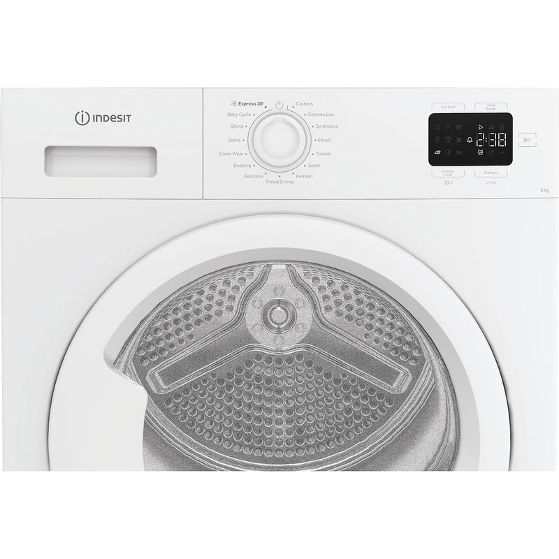 Indesit C YSD 83D WW UK Freestanding 8kg Heat Pump Tumble Dryer