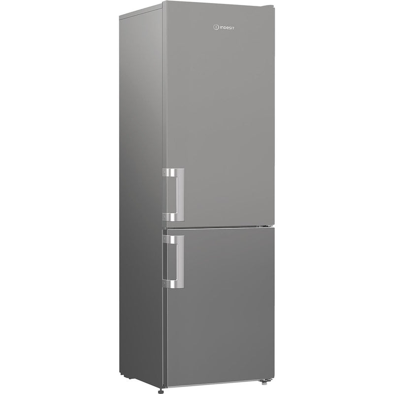 Indesit IKNS 1261 W4UK Freestanding 60/40 Fridge Freezer - Silver