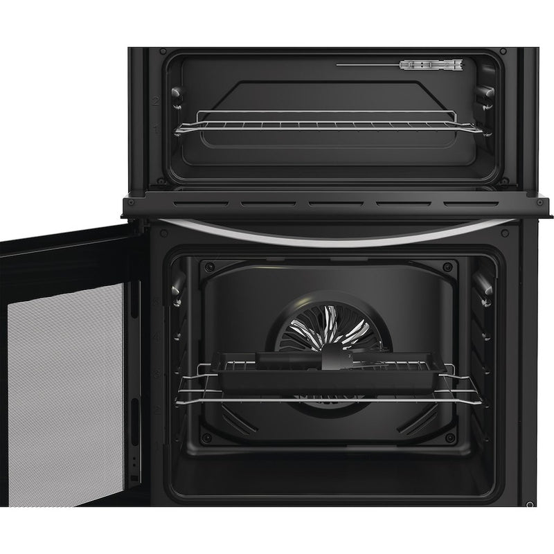 Indesit IDE6VMB 60cm Electric Cooker with Ceramic Hob - Black