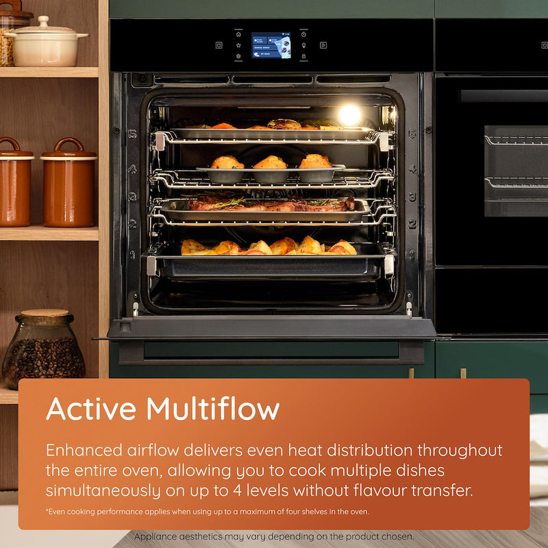 Hotpoint HOIM4S8PM0XUK Class 4 ActiveMultiflow Electric Single Fan Oven with Air Fry and DualClean