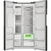 Hotpoint HPG29643IBXR4UK Freestanding Dual No Frost American Fridge Freezer with VitalCare and Water & Ice Dispenser - Black Steel Thumbnail