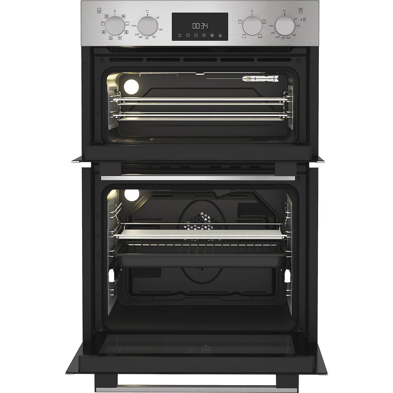 Hotpoint DIH82D1IX Built-In Electric Double Oven - Stainless Steel