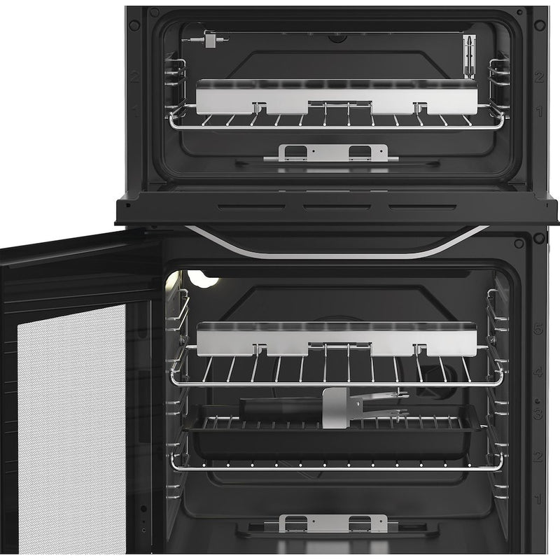 Hotpoint HDG5GCX Freestanding 50cm Gas Double Cooker - Inox