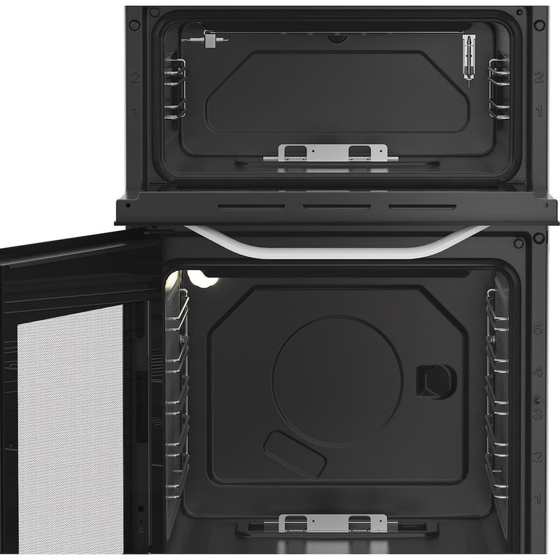 Hotpoint HDG5GCW Freestanding 50cm Gas Double Cooker - White