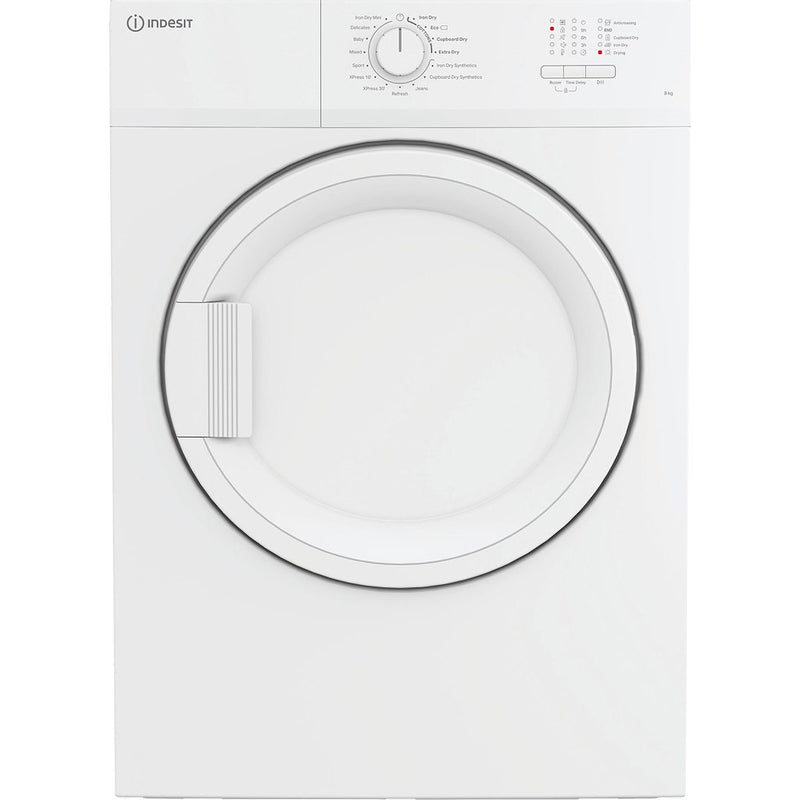 Indesit CYDA81WWGLUK 8kg Vented Tumble Dryer - White