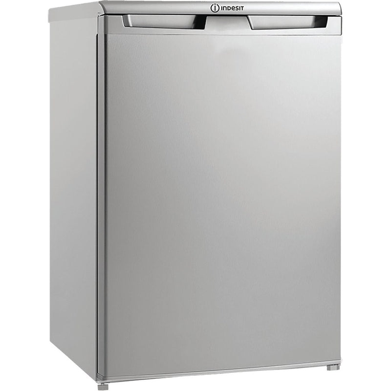 Indesit I55V1 112S UK Freestanding Undercounter Fridge - Silver