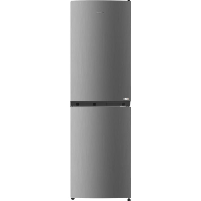 Hotpoint HPKF3241XP4UK 244L Freestanding Total No Frost 50/50 Fridge Freezer with VitalCare - Brushed Steel