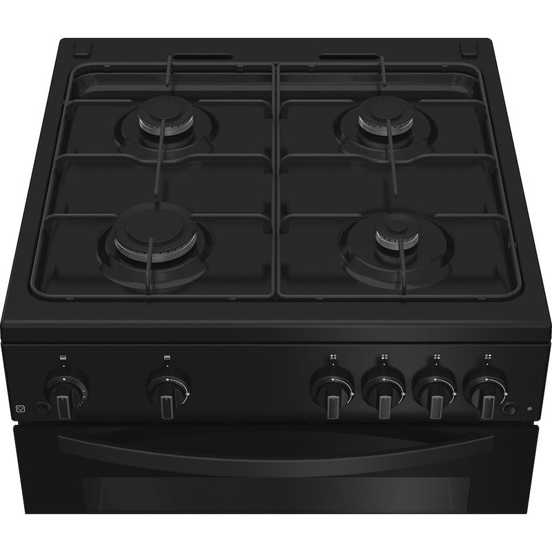 Indesit ITG6GB 60cm Gas Twin Cooker - Black