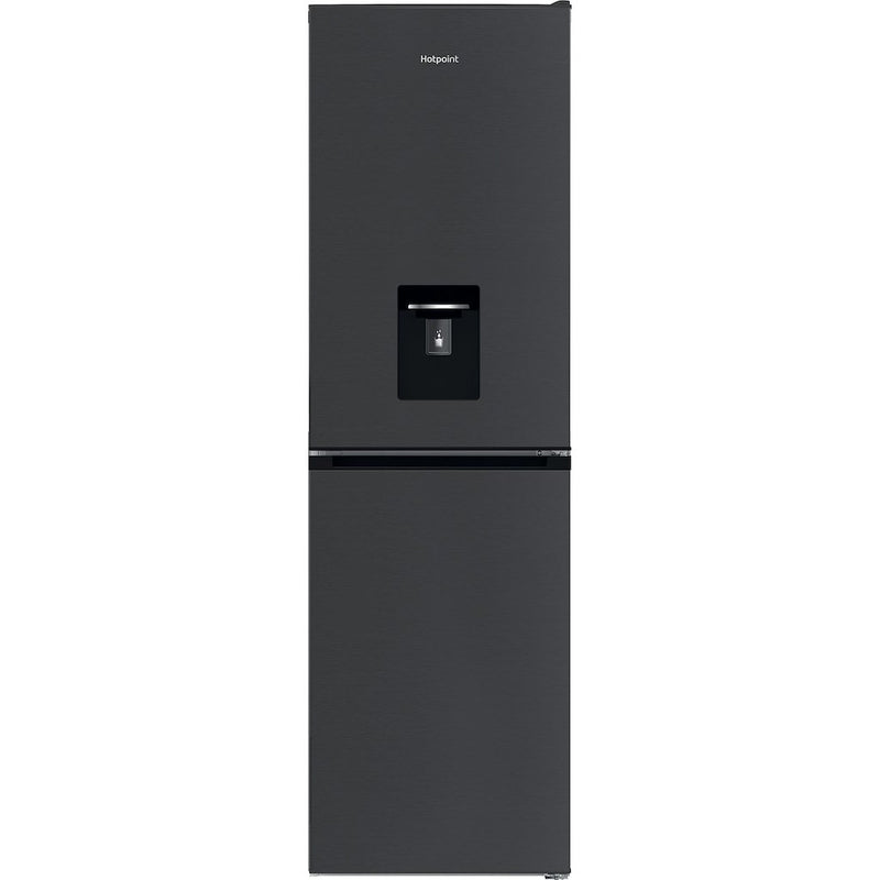 Hotpoint HPKH 1261W XBR4UK Freestanding 50/50 No Frost Fridge Freezer with Water Dispenser - Black