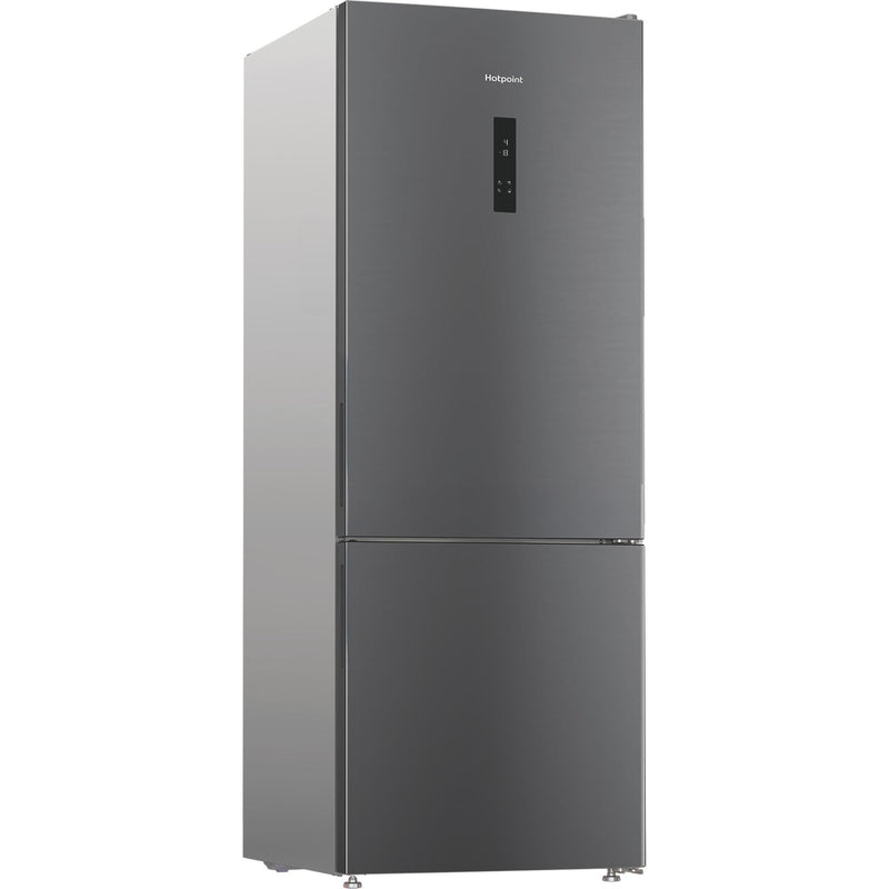 Hotpoint HPK26493XP5UKV 490L Freestanding 70/30 Dual No Frost Fridge Freezer with VitalCare - Brushed Steel