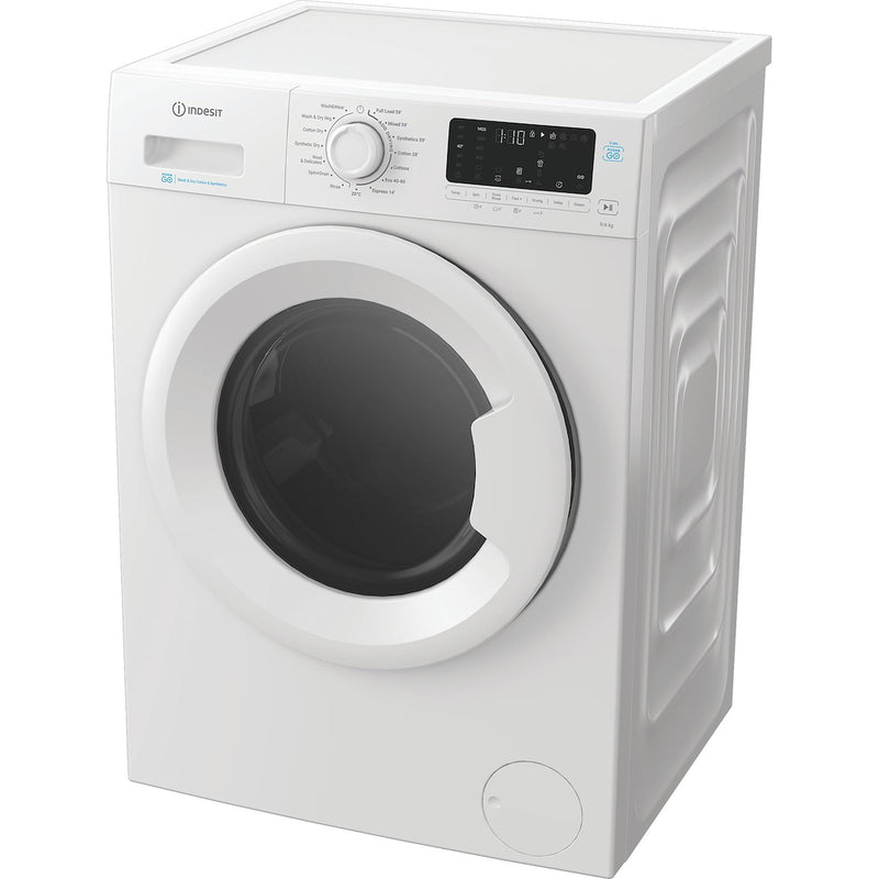 Indesit IDP9646PUSHGOUK 9kg Wash 6kg Dry Push&Go Washer Dryer with Steam - White