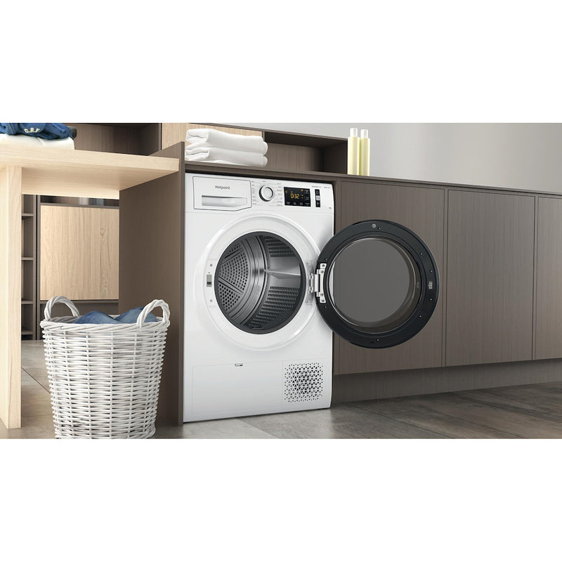 Hotpoint NTS M11 92SK UK 9kg ActiveCare Heat Pump Tumble Dryer - White - A++ Rated (Discontinued)