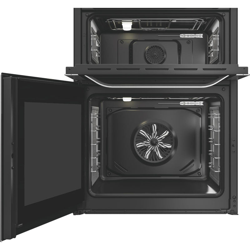 Hotpoint HDME6VDC2AX Multiflow 60cm Double Oven Electric Ceramic Cooker with Air Fry - Stainless Steel