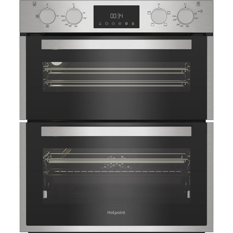 Hotpoint DUH 12D1 IX Electric Built-Under Double Oven - Stainless Steel