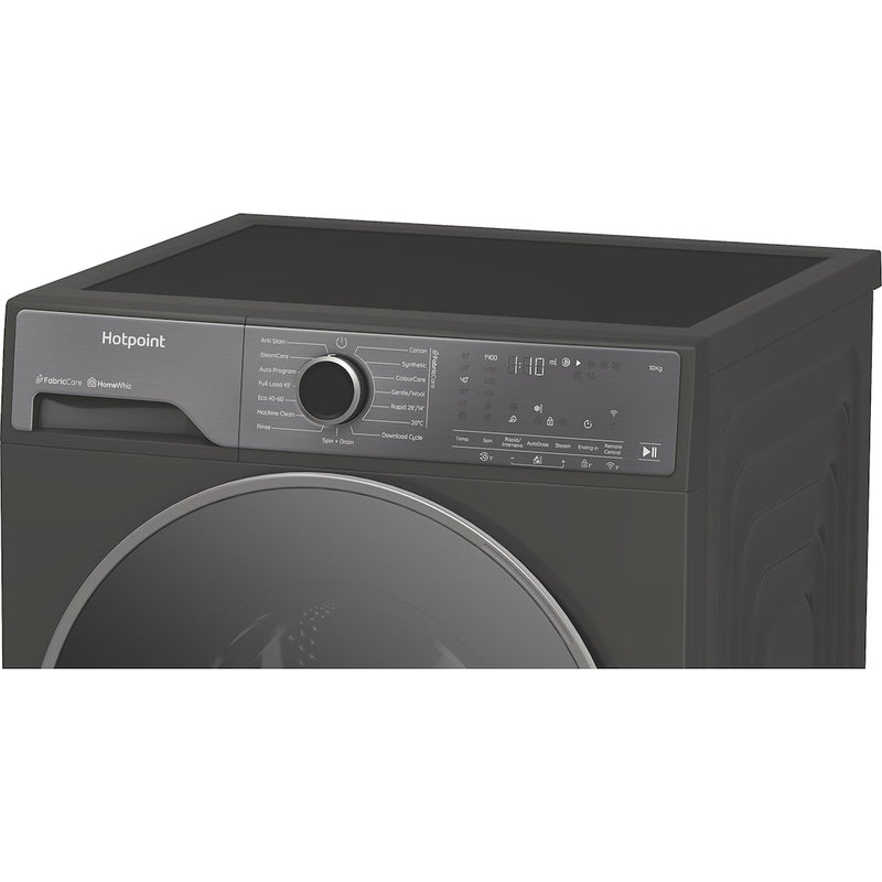 Hotpoint HP105GACARE Freestanding Fabric Care 10kg 1400rpm Washing Machine - Graphite
