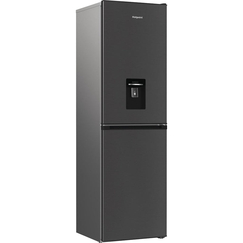 Hotpoint HPKH 1261W XBR4UK Freestanding 50/50 No Frost Fridge Freezer with Water Dispenser - Black