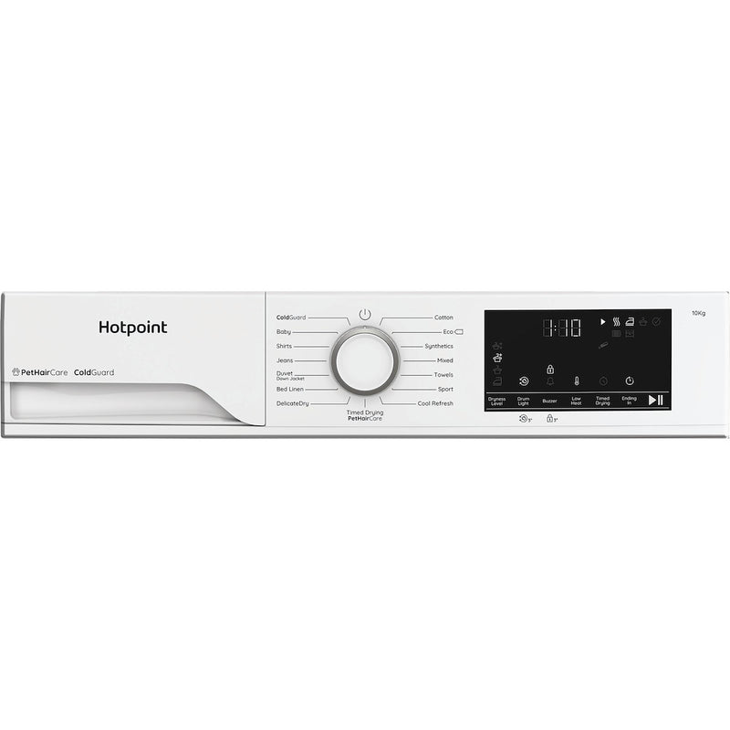 Hotpoint CHD103MWWUK Freestanding 10kg Heat Pump Tumble Dryer with PetHairCare
