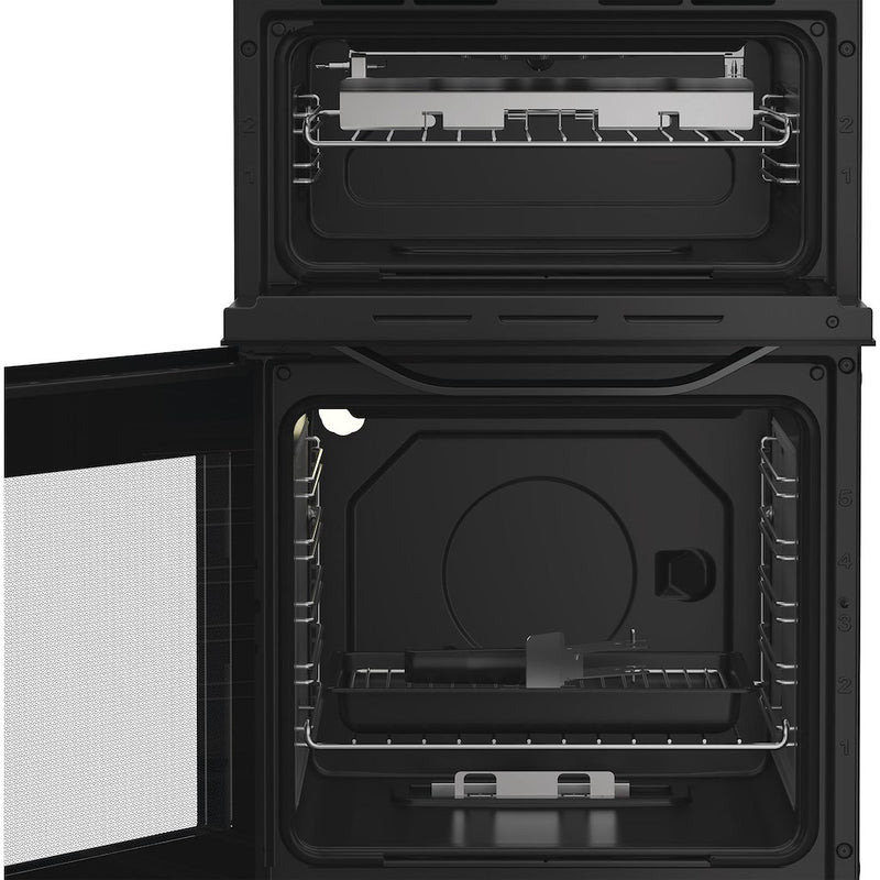 Hotpoint Hotpoint HTG5GCB Freestanding 50cm Gas Cooker - Black