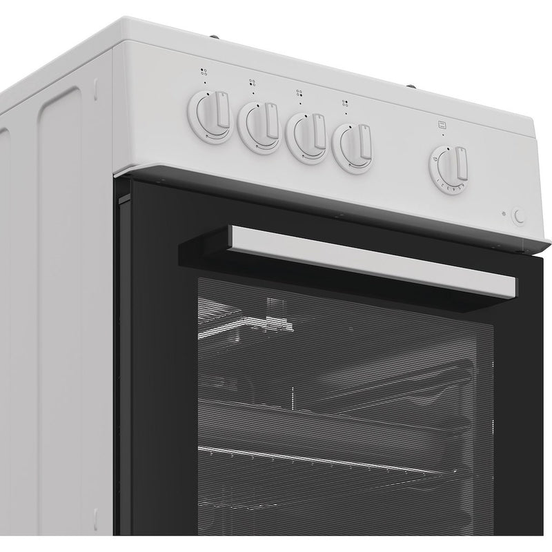 Indesit I5G1KMW Freestanding 50cm Gas Cooker - White