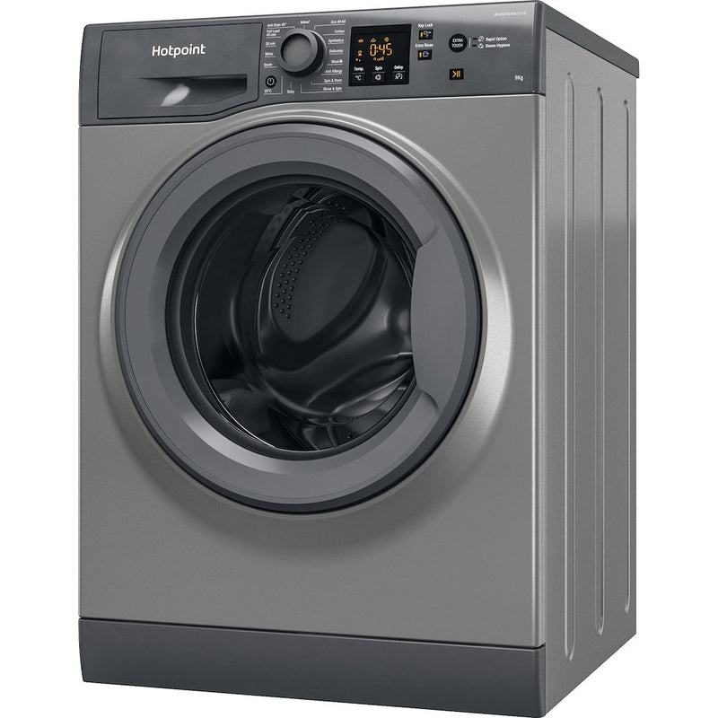 Hotpoint NSWF 946 GG UK Anti-Stain 9kg 1400rpm Washing Machine - Graphite