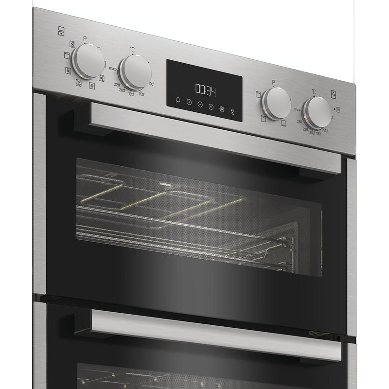 Hotpoint DIH82D1IX Built-In Electric Double Oven - Stainless Steel