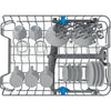 Indesit IN2FE10CS90SUK Freestanding 45cm Slimline Dishwasher with 10 Place Settings - Silver Thumbnail