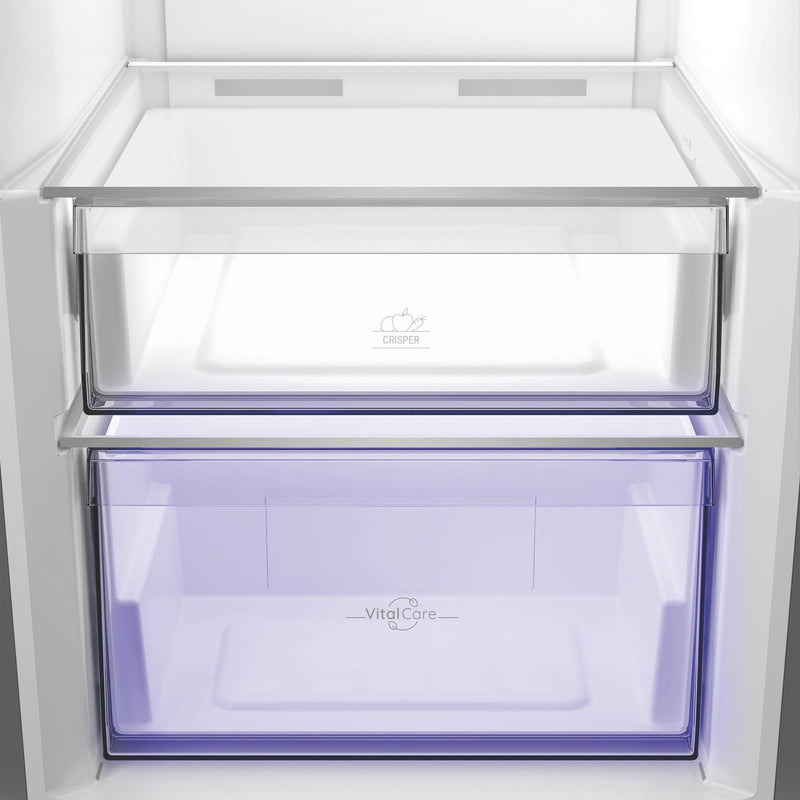 Hotpoint HPMLF6442XBR4UK 365L Freestanding Frost Free Tall Larder Fridge - Dark Inox