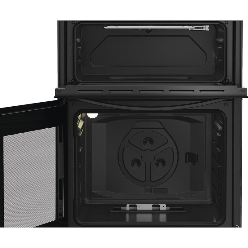 Indesit ITG6GB 60cm Gas Twin Cooker - Black