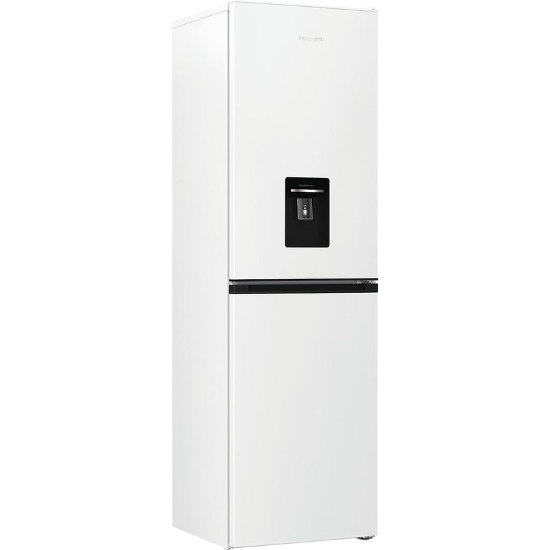 Hotpoint HPKH 1261W W4UK Freestanding 50/50 No Frost Fridge Freezer with Water Dispenser - White
