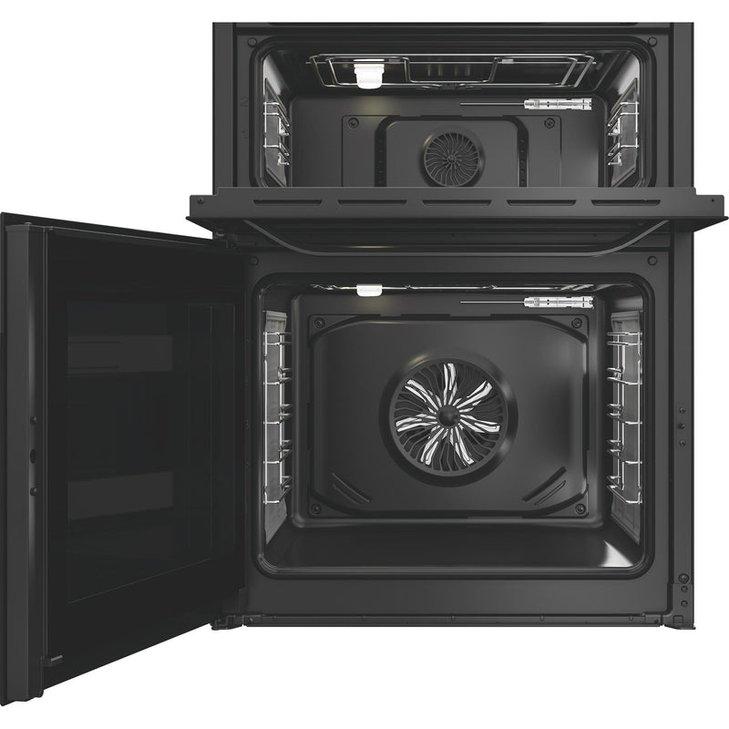 Hotpoint HDME6VDC2AB Multiflow 60cm Double Oven Electric Ceramic Cooker with Air Fry - Black