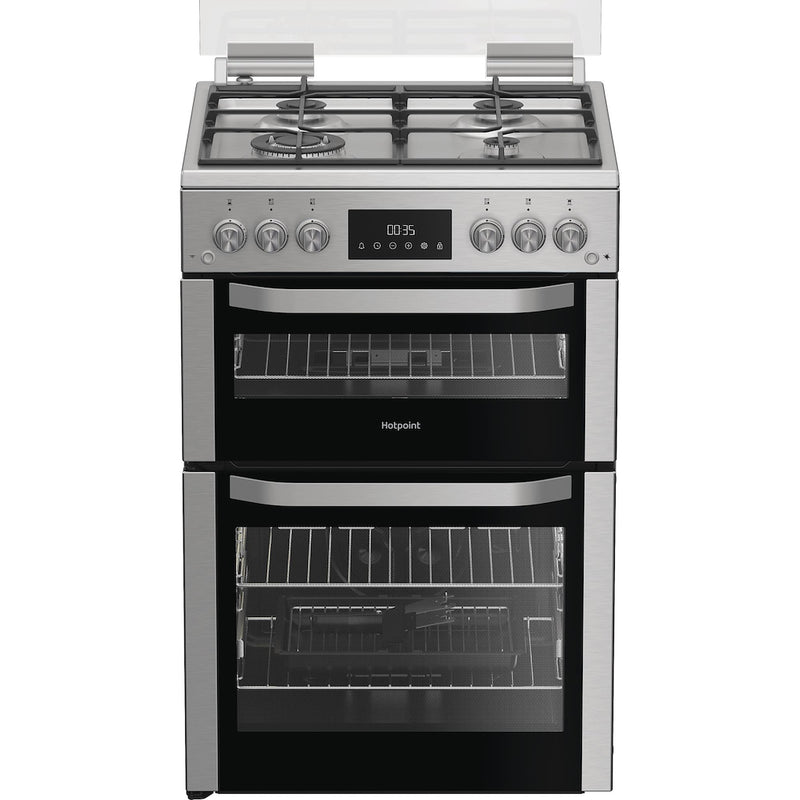 Hotpoint HDG6GDC2TWX 60cm Double Oven Gas Cooker (Discontinued)