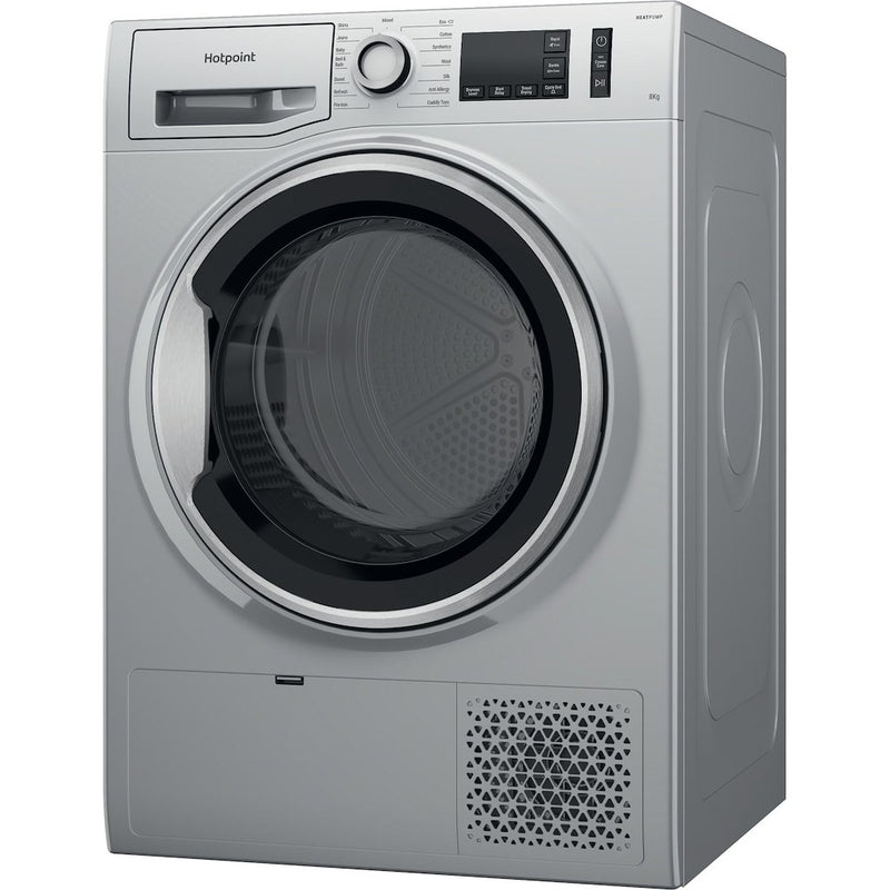 Hotpoint NT M11 82SSK UK CreaseCare 8kg Heat Pump Tumble Dryer - Silver (Discontinued)