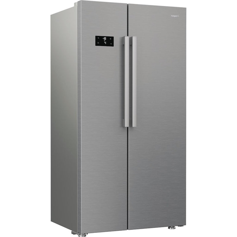 Hotpoint HPG26592XP4UK Freestanding American Fridge Freezer with EvenFlow - Inox