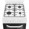 Hotpoint HDG5GCW Freestanding 50cm Gas Double Cooker - White Thumbnail