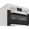 Hotpoint HTE6VDCW, 60cm Electric Cooker - White Thumbnail