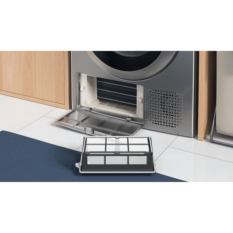 Indesit YT M11 92SS X UK Freestanding 9kg Heat Pump Tumble Dryer - Silver (Discontinued)