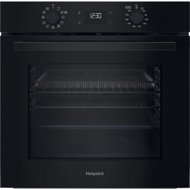 Hotpoint HO458CFBUK Built-In Single Oven - Black