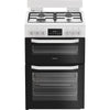 Hotpoint HDD6GDC2W Freestanding 60cm Dual Fuel Cooker with Double Oven - White Thumbnail